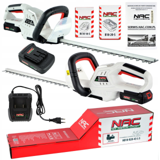 NAC akumulátorové elektrické nožnice 41 cm 18 V